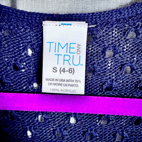 Navy Blue Cardigan - Picture 2 of 2